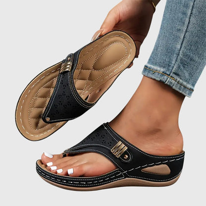 Sandales femme confort a semelle soutenante - Pratiques et legeres