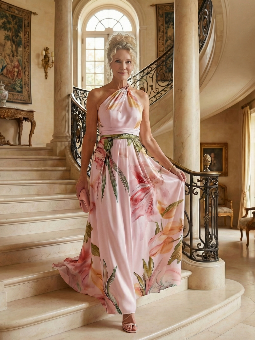 Robe maxi fleurie femme legere - Douce et feminine