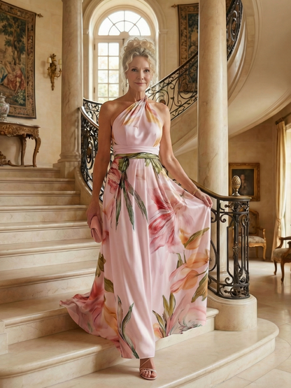 Robe maxi fleurie femme legere - Douce et feminine