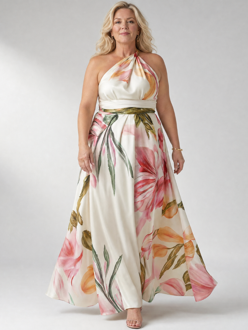 Robe maxi fleurie femme legere - Douce et feminine