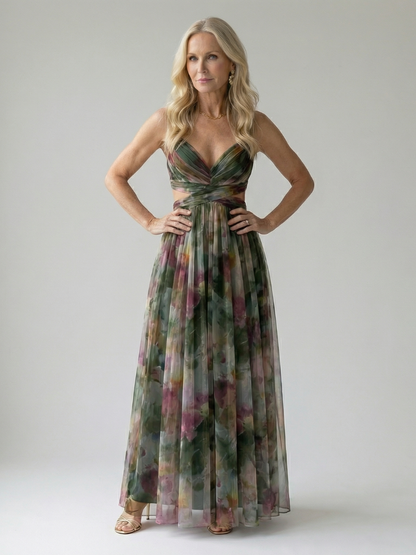 Robe maxi femme cache-coeur fluide - Feminine et legere