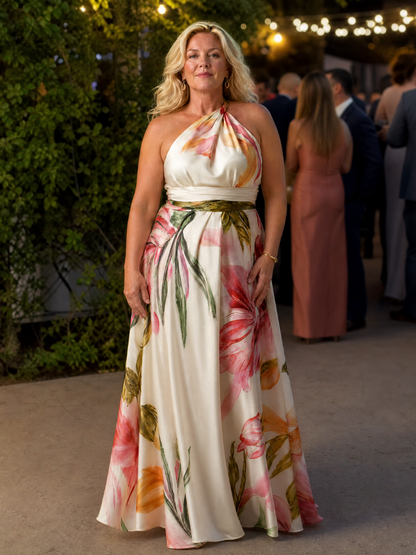 Robe maxi fleurie femme legere - Douce et feminine