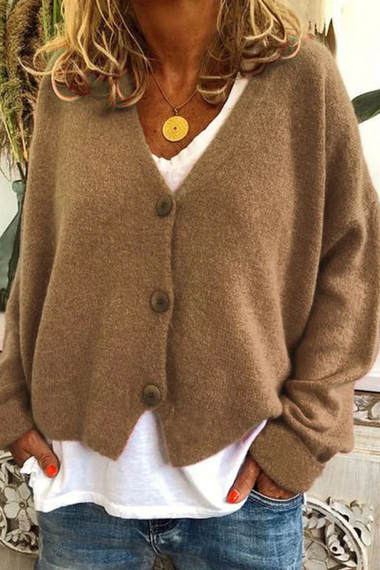 Cardigan Élégant et Décontracté pour Femme – Tricot Chaud Quotidien