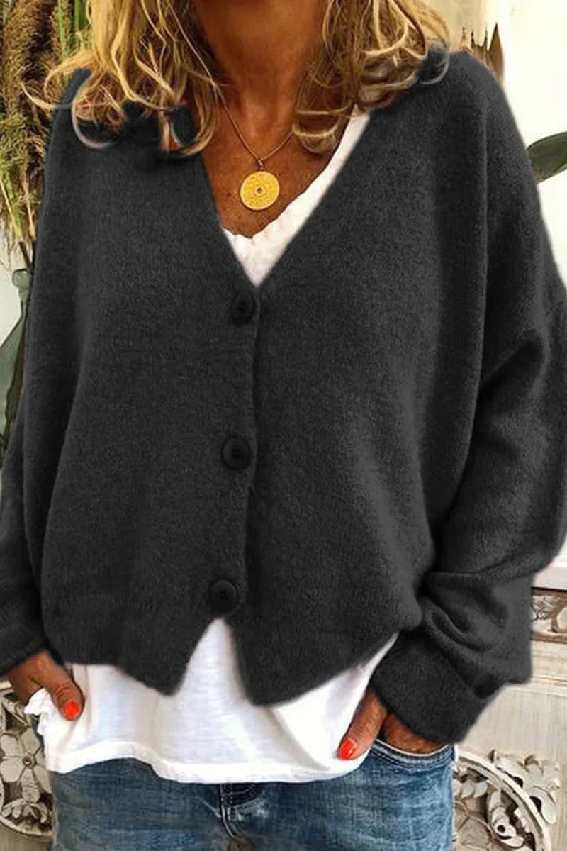 Cardigan Élégant et Décontracté pour Femme – Tricot Chaud Quotidien