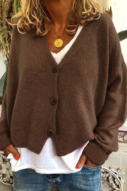 Cardigan Élégant et Décontracté pour Femme – Tricot Chaud Quotidien