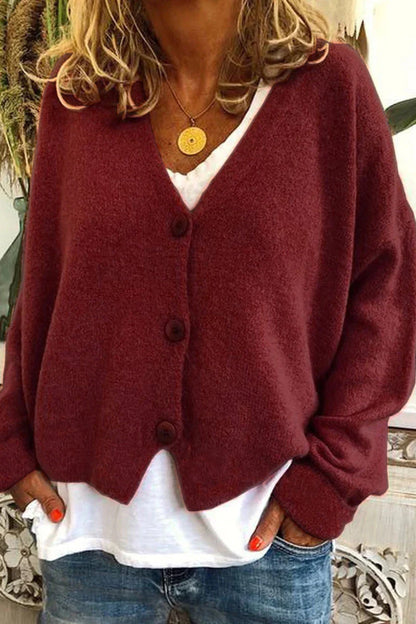 Cardigan Élégant et Décontracté pour Femme – Tricot Chaud Quotidien