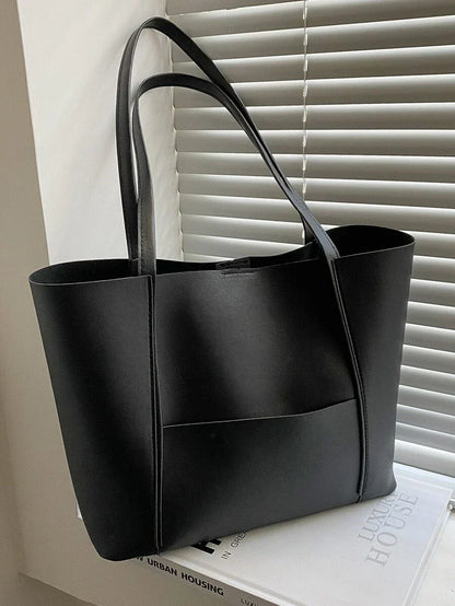 Sac cabas en cuir pour femme avec poignée supérieure – Grand format chic et élégant