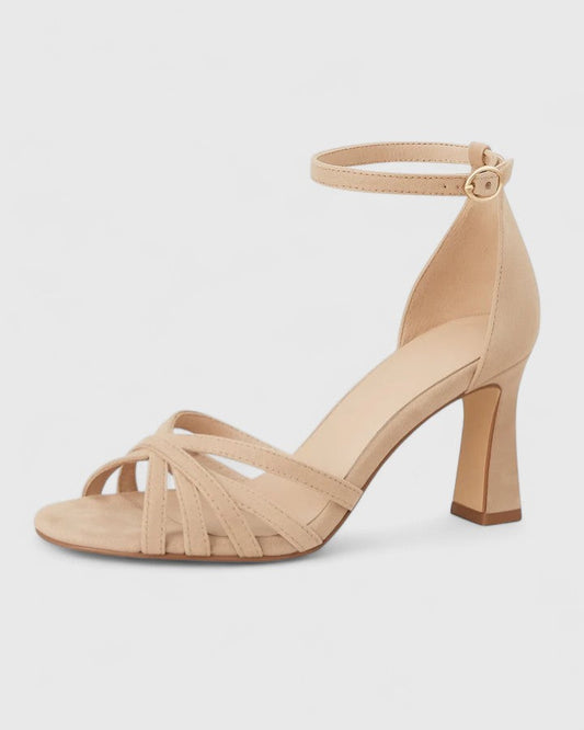 Escarpins femme à brides – Talon bloc élégant pour soirée