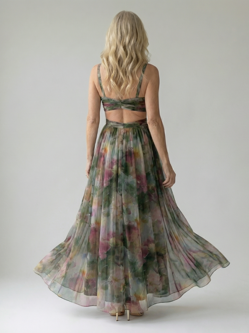 Robe maxi femme cache-coeur fluide - Feminine et legere