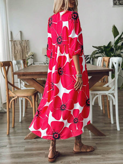 Robe d'été femme de plage | Mi-longue