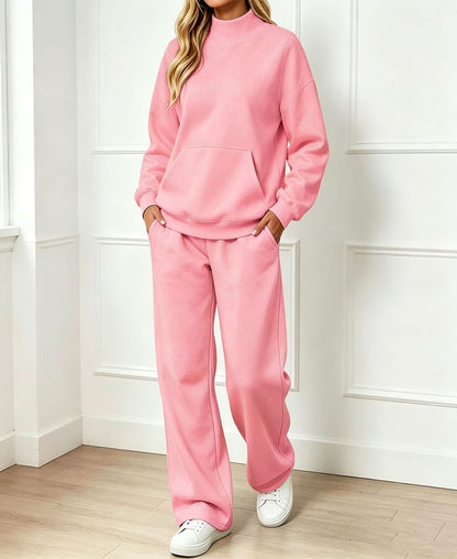Ensemble sweat femme col montant - Confortable et coordonne