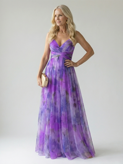 Robe maxi femme cache-coeur fluide - Feminine et legere