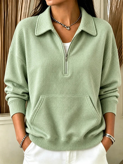 Casual women's oversized pullover - Easy and soft