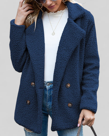 Manteau Doux Élégant pour Femme – Vêtement d’Extérieur Confortable