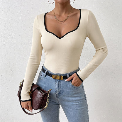Women’s knitted long-sleeve jumpsuit – Casual and comfortable