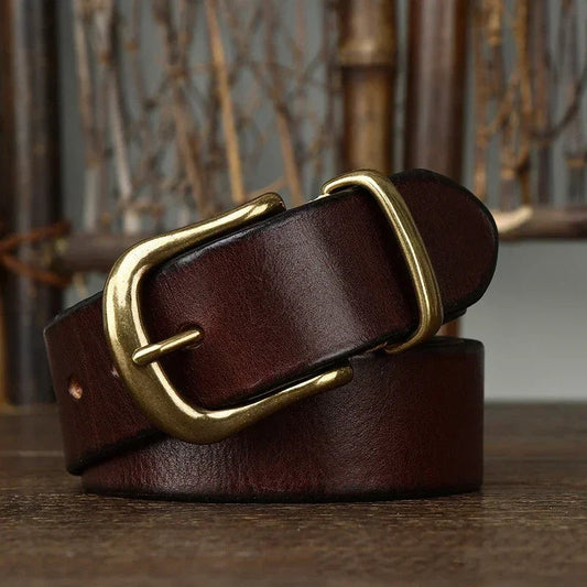 Ceinture Classique Ares en Cuir Fait Main – Style Premium Durable Décontracté et Formel