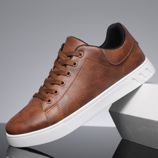 Baskets en Cuir Élégantes pour Homme – Chaussures Décontractées à Lacets
