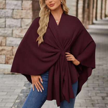 Poncho Chic Élégant pour Femme