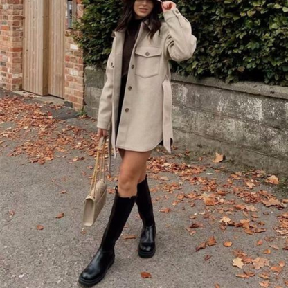 Veste d'hiver longue pour femme - Elegante et chaude