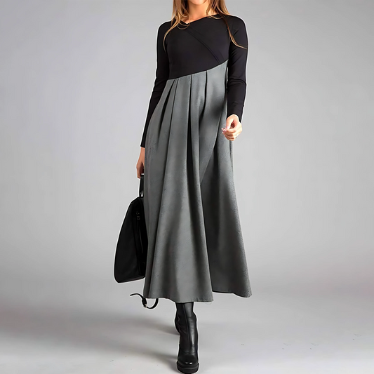 Elegant Dress – Modern Contrast for Effortless Style