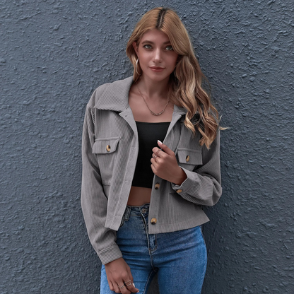 Veste femme en velours cotele - Moderne et cosy