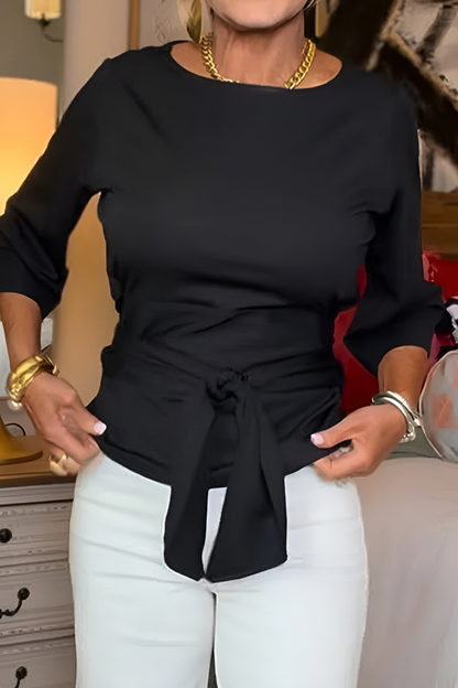 Top femme noue a la taille - Elegant et feminin