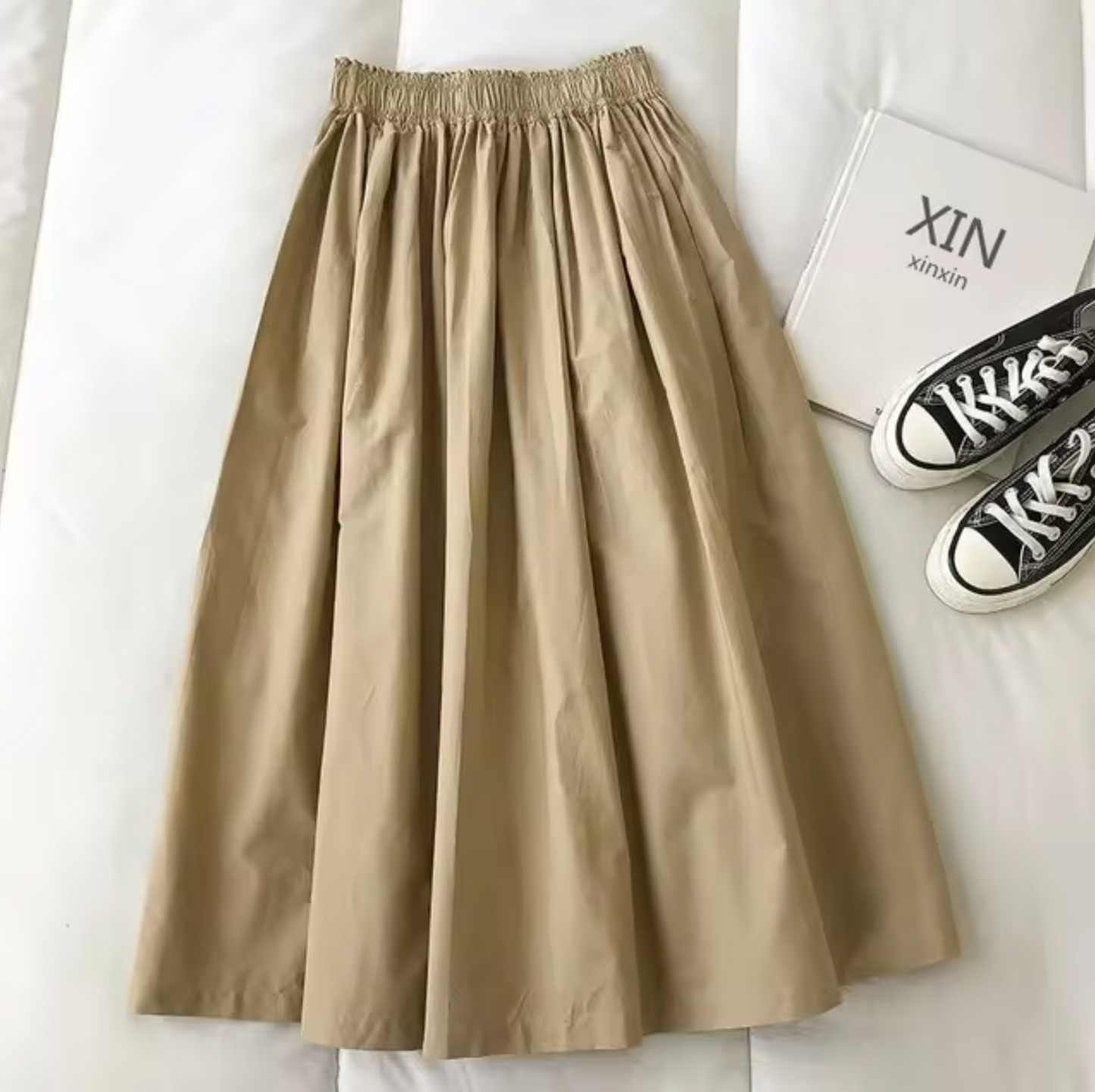 Jupe ample taille haute pour femme – Style décontracté et confortable pour l'été