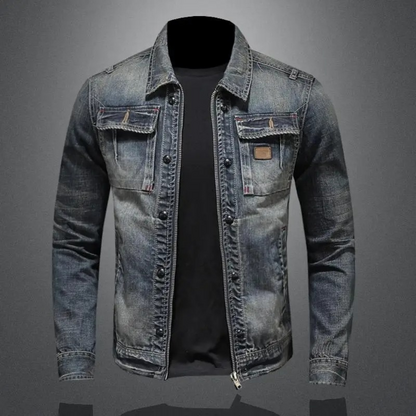 Veste en jean classique pour homme