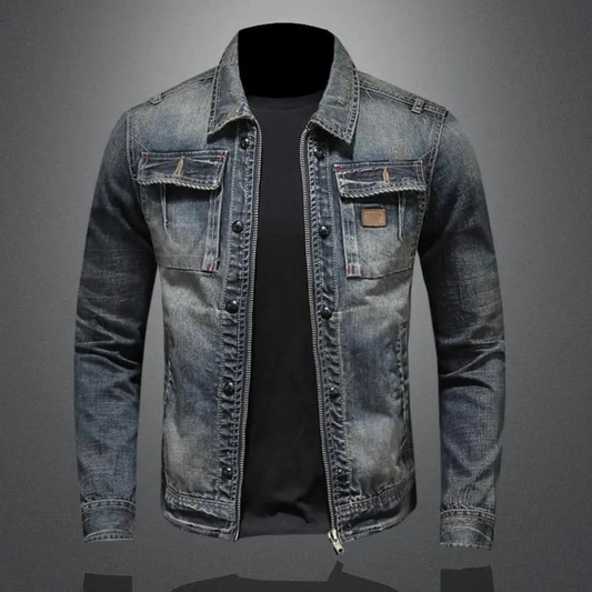 Veste en jean classique pour homme