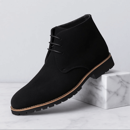 Men's Formal Suede Shoes with Laces – Classic Style