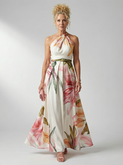 Robe maxi fleurie femme legere - Douce et feminine