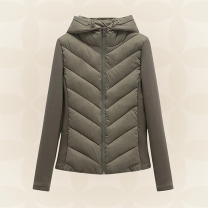 Veste femme légère à motif coupe structurée