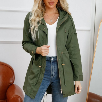 Coupe-Vent Femme Léger et Décontracté – Manteau à Capuche Confortable