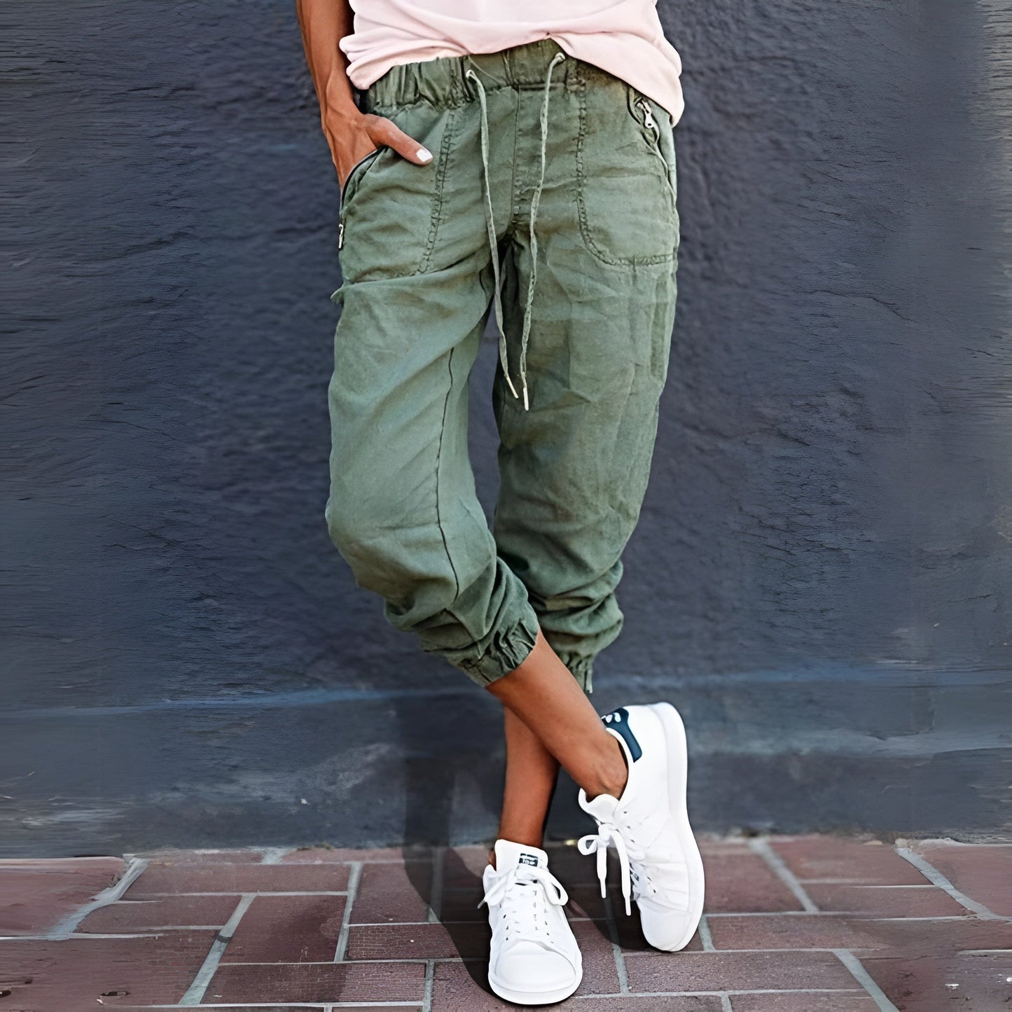 Pantalon Cargo Femme Élégant