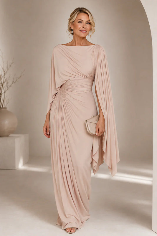 Abito lungo donna plissettato - Fluido ed elegante