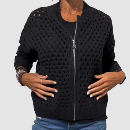 Cardigan Maille Premium Femme Luxe – Style Doux Élégant et Polyvalent.