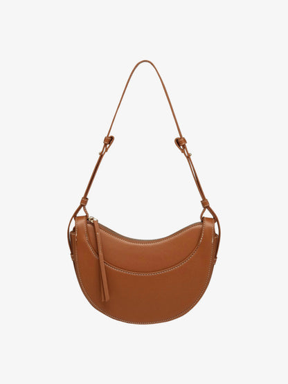 Sac bandouliere courbe femme avec pampille - Pratique et elegant
