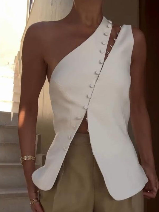 Top Femme Une Épaule