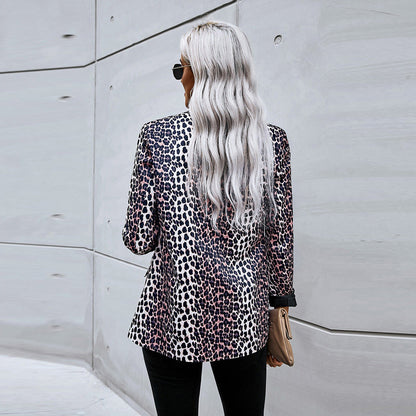 Blazer til kvinder med leopardprint – Trendy og markant