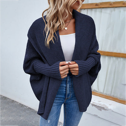 Gilet en maille ample pour femme