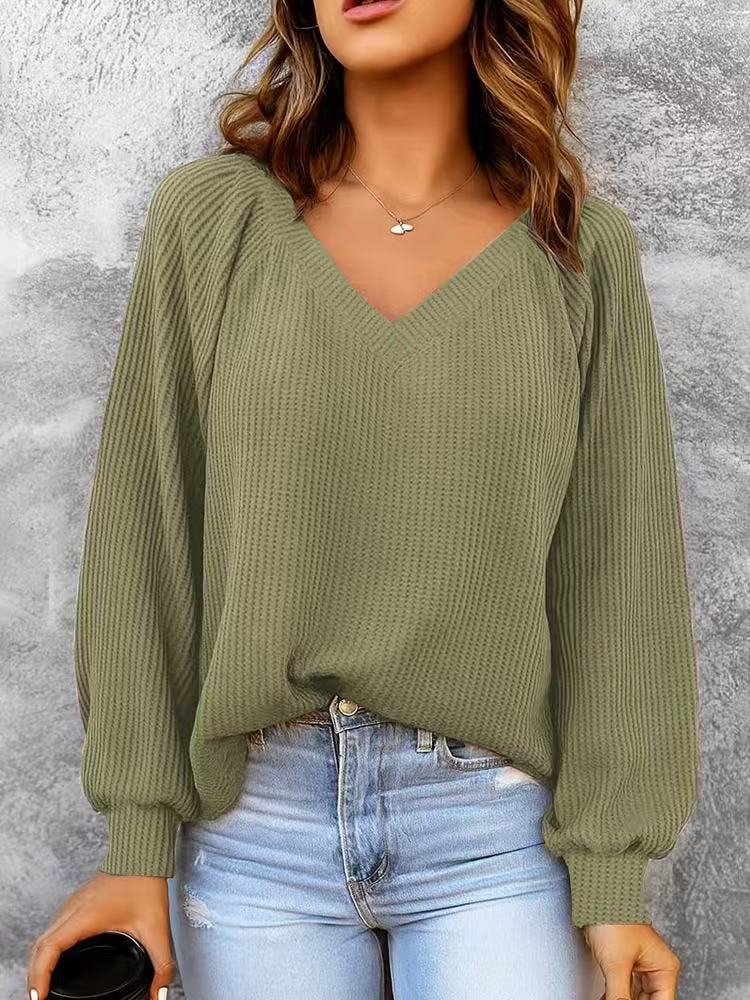Women's loose-knit sweater - Casual and comfortable