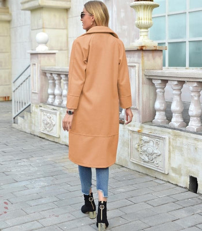 Manteau long de qualité supérieure pour femme – Élégant et chaud