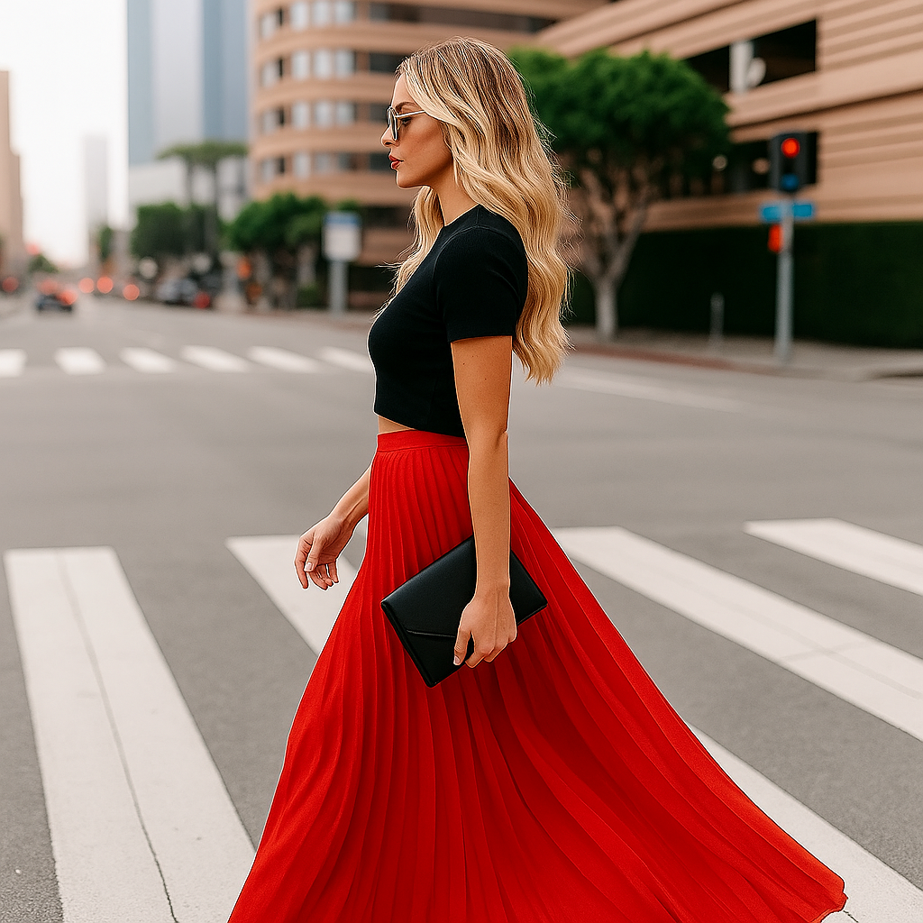 Jupe plissée élégante pour toutes les occasions