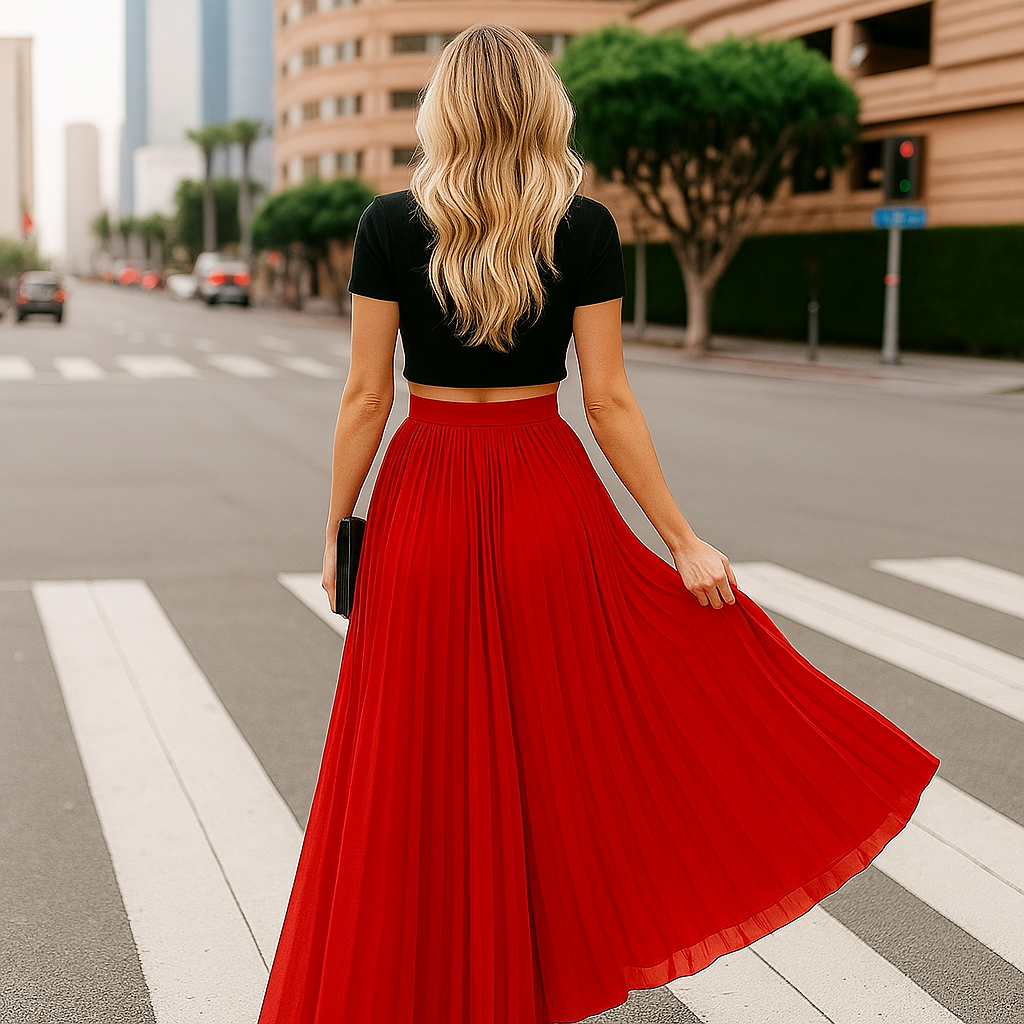 Jupe plissée élégante pour toutes les occasions
