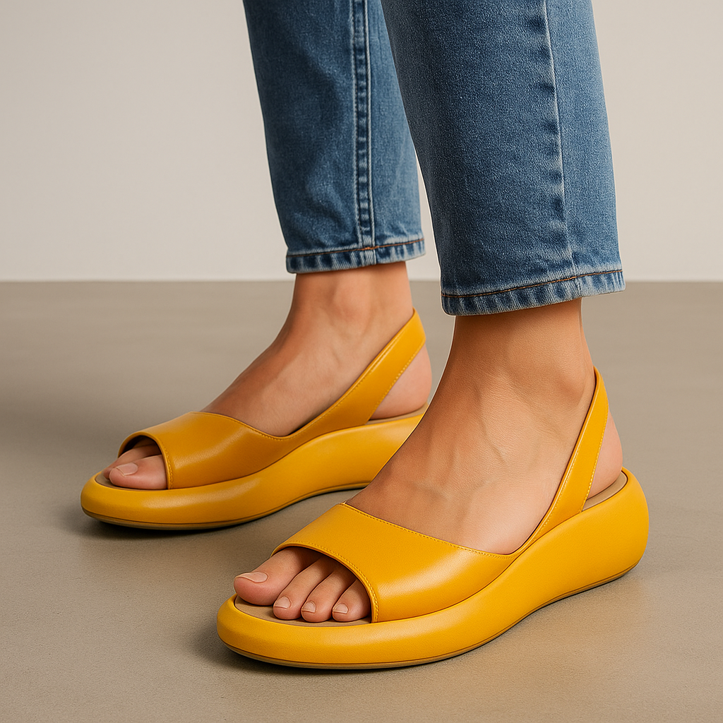 Sandales femme ouvertes confort - Legeres et soutenantes