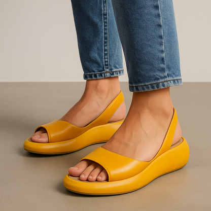 Sandales femme ouvertes confort - Legeres et soutenantes