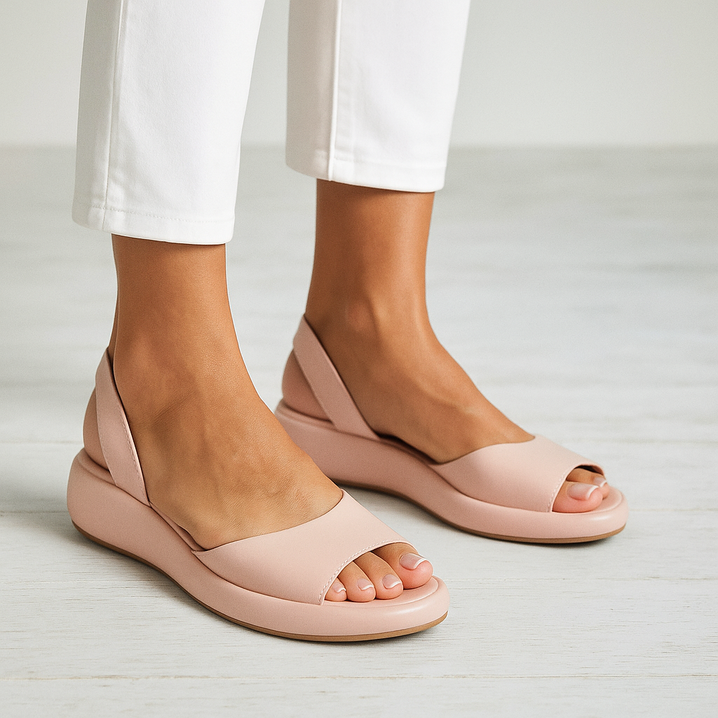 Sandales femme ouvertes confort - Legeres et soutenantes