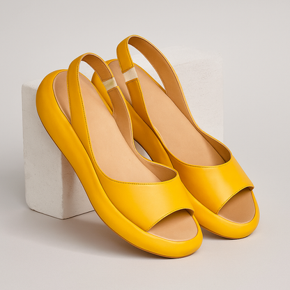 Sandales Plates-Formes Ouvertes Femme Élégantes – Confort Style Estival