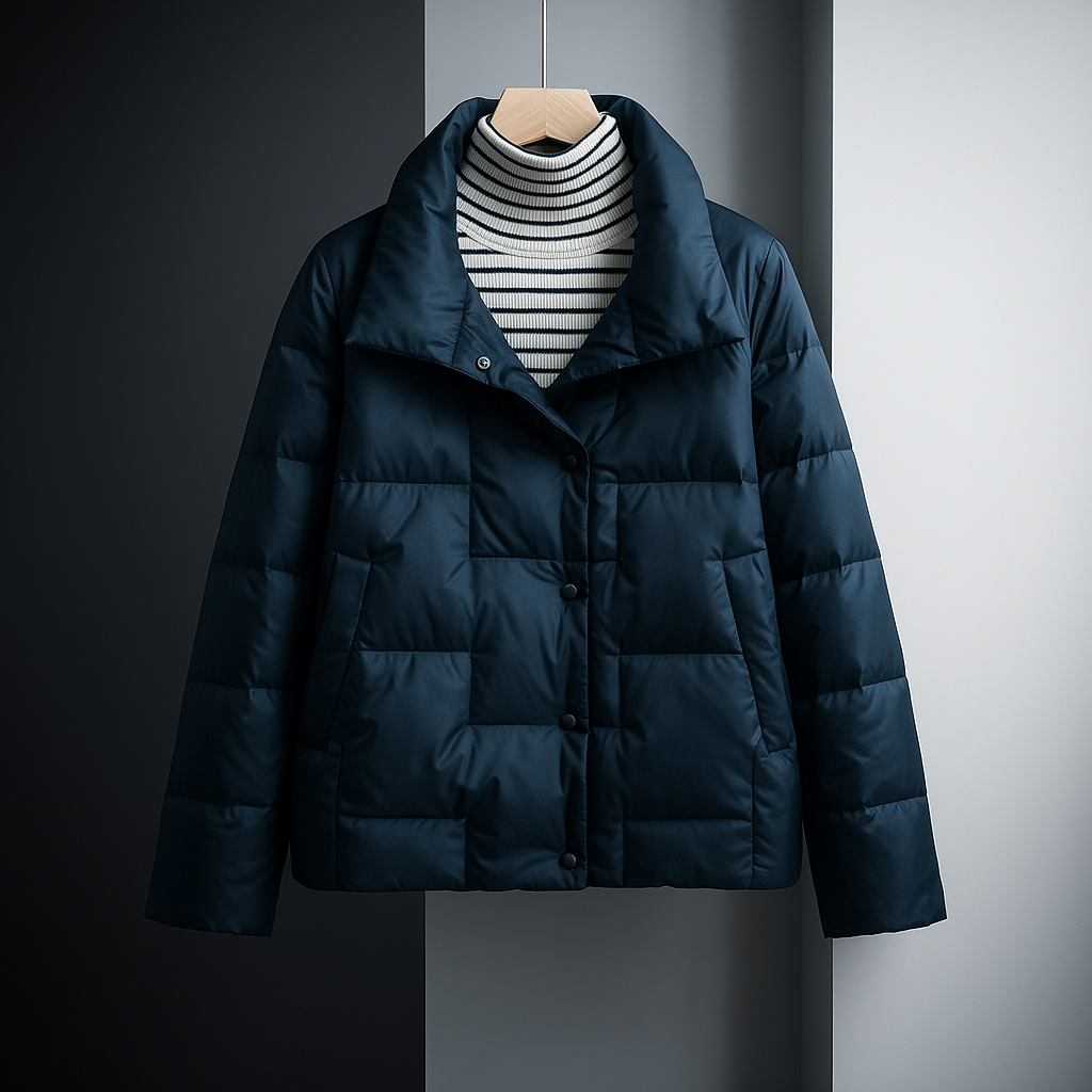 Giacca trapuntata leggera da donna di lusso – stile chic, pratico e alla moda.
