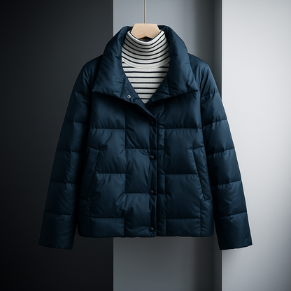Giacca trapuntata leggera da donna di lusso – stile chic, pratico e alla moda.